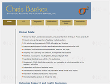 Tablet Screenshot of barkerstats.com